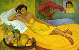 Diego Rivera Portrait of Sra. Dona Elena Flores de Carrillo painting